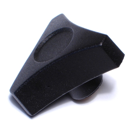 Midwest Fastener #10-24 x 1-3/4" Black Plastic Coarse Thread 3-Prong Knobs 4PK 78161